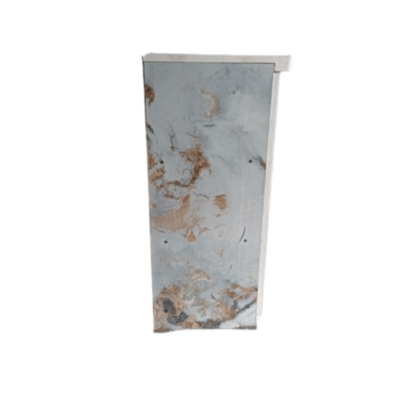 Modern Marble Finish Wall Mounted Cabinet | 30x30 Inch Dual Door Storage Unit with 3 Spacious Shelves | Multipurpose Wooden Organizer for Kitchen, Bathroom & Home - Image 4
