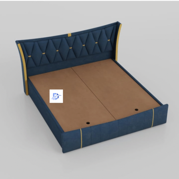Blue Upholstered Bed – Best Luxury Designer King Size for 2025 - Image 3