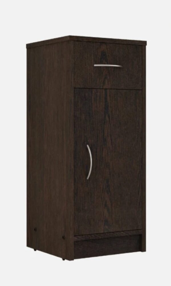 Dark Wood Storage Cabinet – Modern Minimalist Design - Image 2