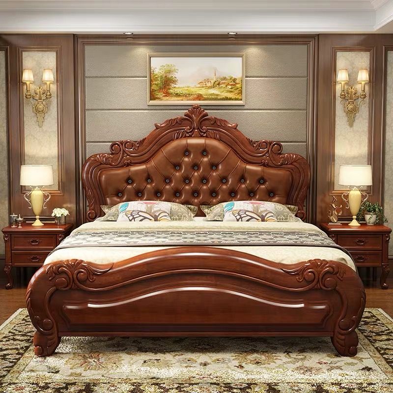 Wooden Designs Bed Mahakal Furniture