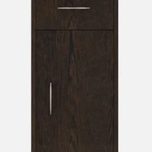Dark Wood Storage Cabinet – Modern Minimalist Design